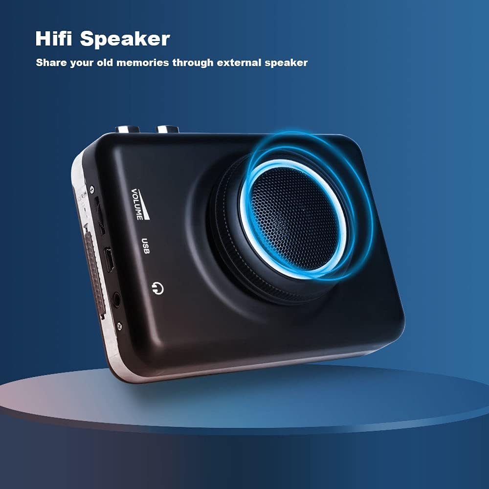 Portable Cassette Player with Speaker USB to MP3 Converter R582506