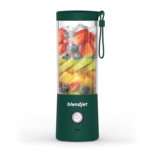 BlendJet Portable Blender for Smoothies & Shakes - BlendJet 2 Cordless Personal & Small Blender, USB-C Rechargeable & Self Cleaning - Quiet Mini Travel Blender with Stainless Steel Blade