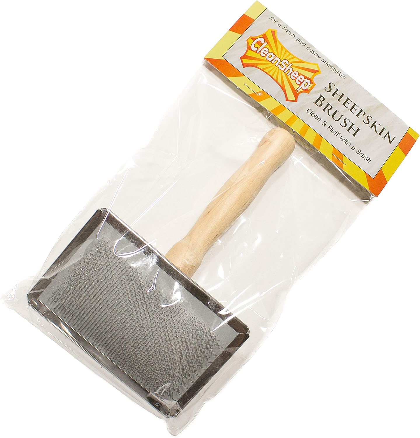 Sheepskin Cleaning Brush for Rugs & Throws