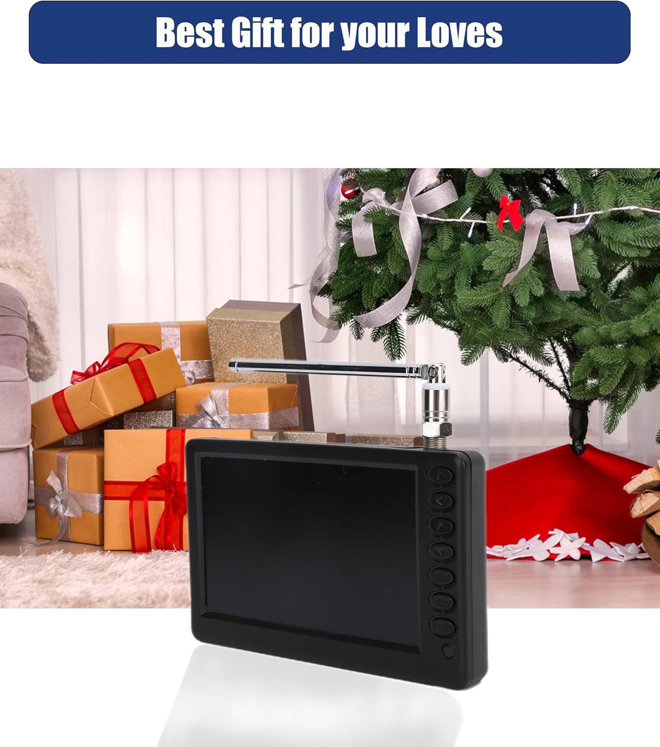 Zyyini 5 Inch 1080P Portable Digital TV with Rechargeable Battery G36990