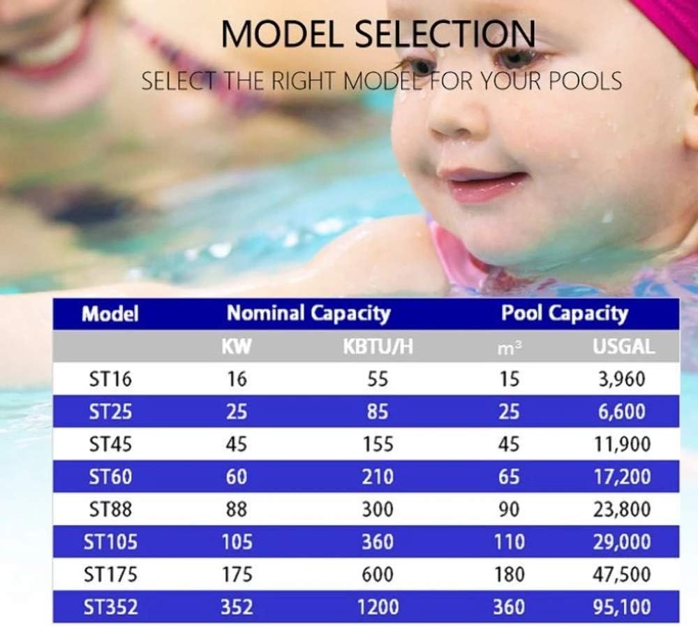 Stainless Steel Tube & Shell Heat Exchanger for Pools and Spas P155