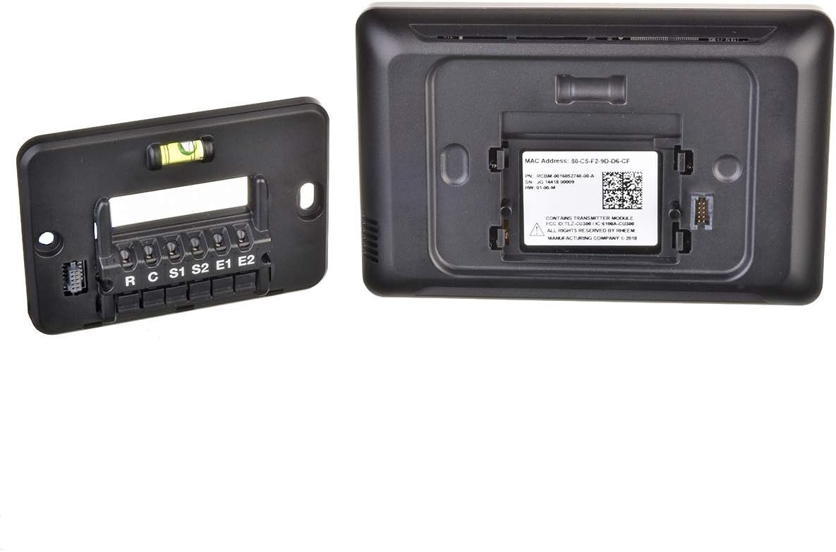 Rheem RETST700SYS EcoNet Smart Thermostat, Black U782890