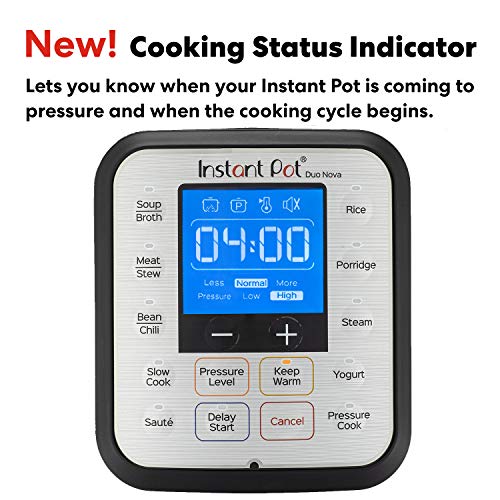 Instant Stainless Steel Duo Nova 7-in-1 Programmable Pressure Cooker V17383