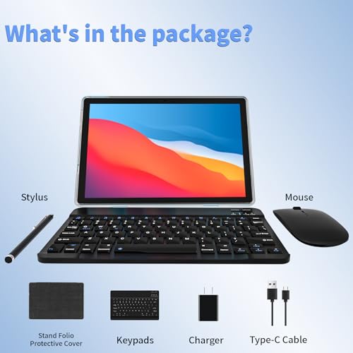 ECOPAD Android 13 Tablet, 6GB RAM 64GB ROM with Protective Case A3681