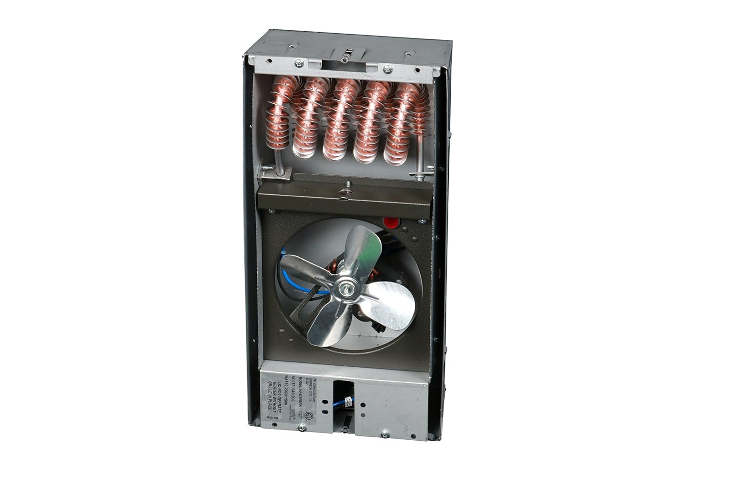TPI HF4320T2RPW Series 4300 Low Profile Fan Forced Wall Heater, White, 2000/1500 W F425