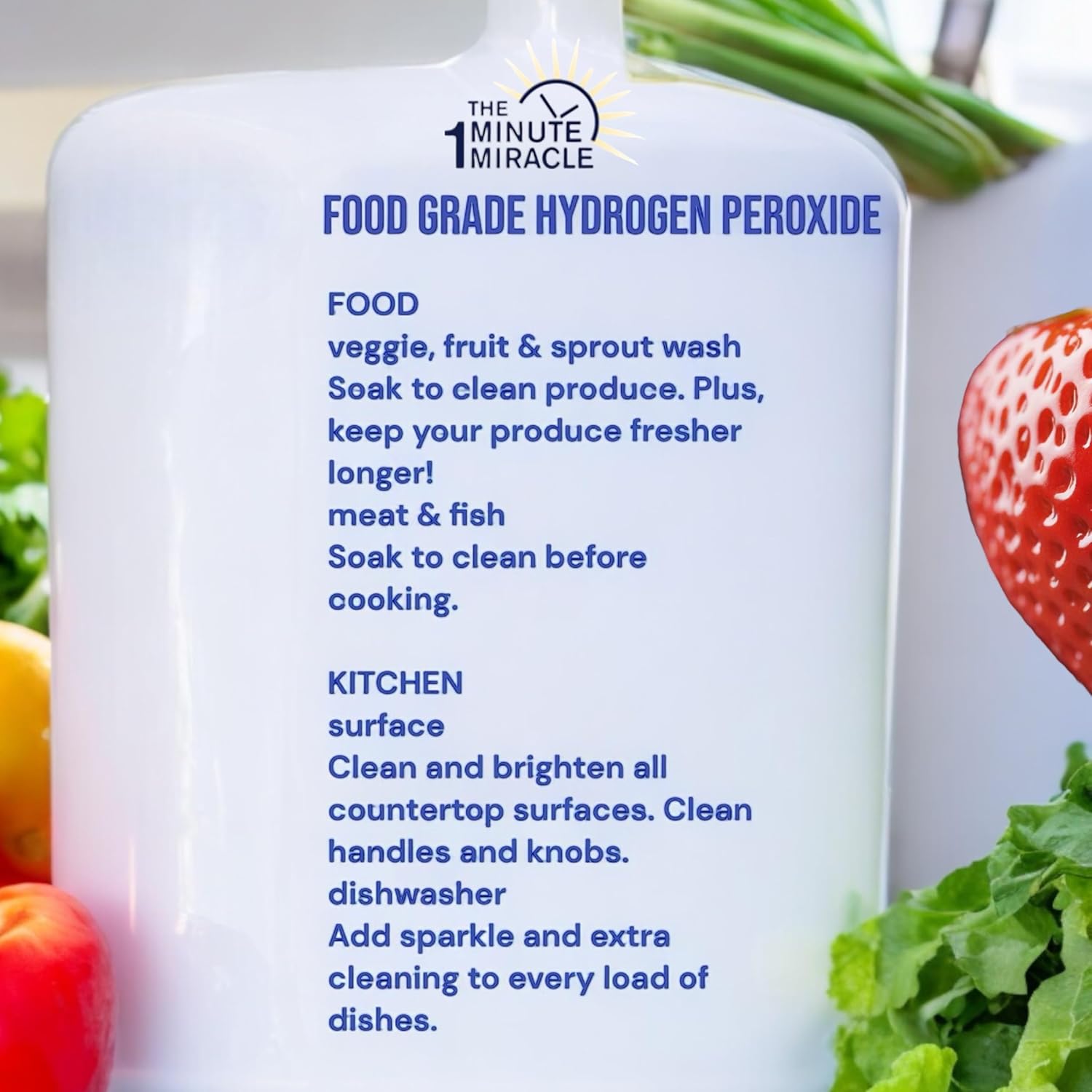 OMM 12% Hydrogen Peroxide Medical Food Grade 8 oz K25975