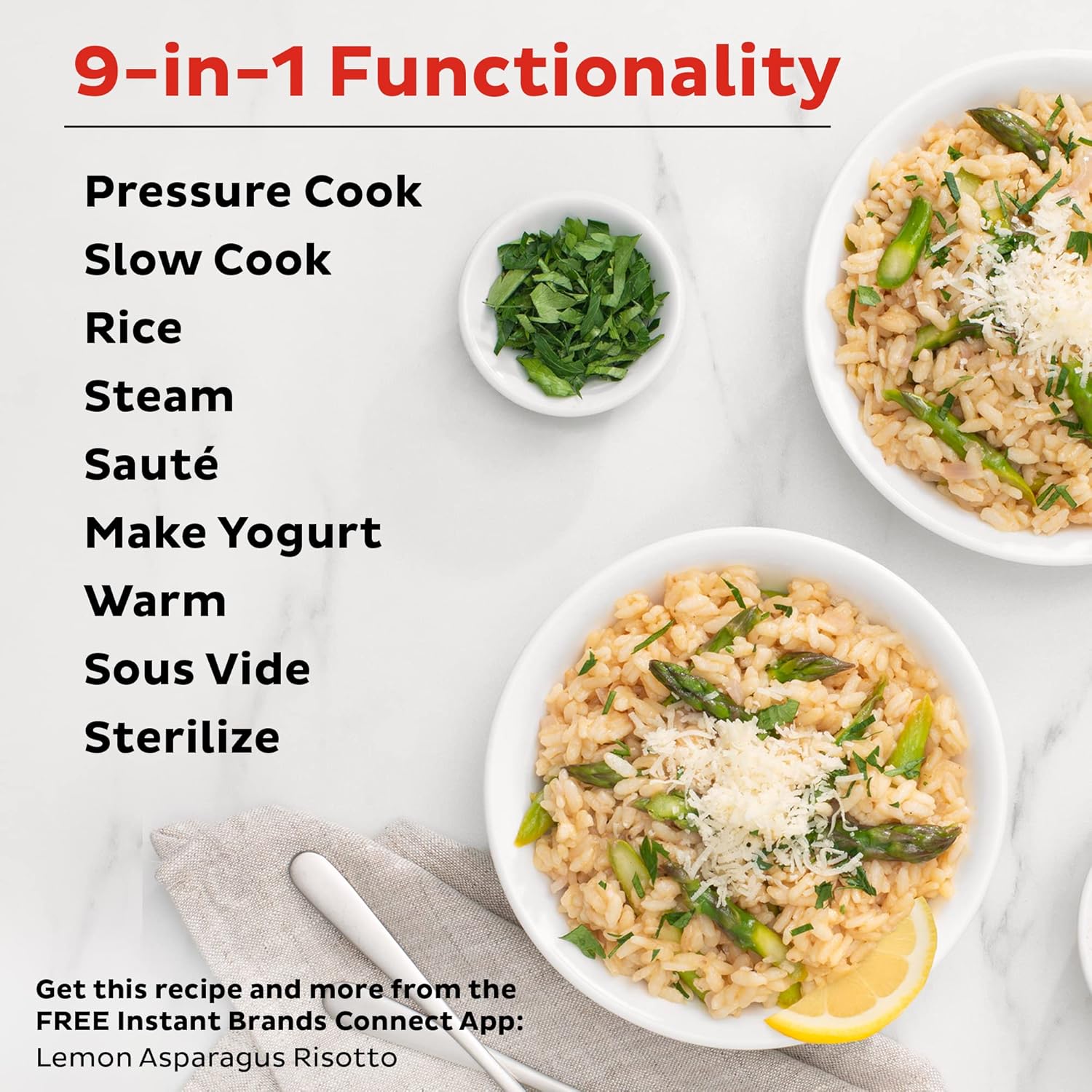Instant Pot Duo Plus 9-in-1 Electric Pressure Cooker, 8 Quart Y15492