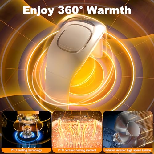 Portable Ceramic Space Heater for Indoor Use with Thermostat L78203