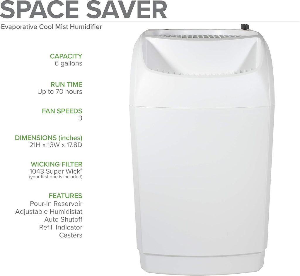 AIRCARE Space-Saver Evaporative Whole House Humidifier D180