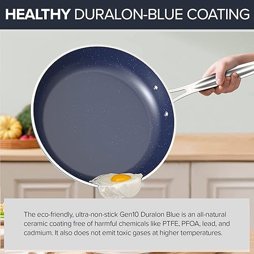 Nuwave 7pc Cookware Set Ceramic Nonstick, PFAS Free, Oven Safe H480058