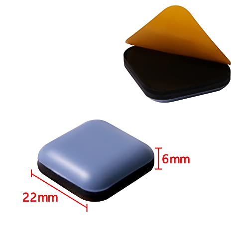 Furniture Sliders for Carpet and Hardwood Floors, Self-Stick Teflon Pads B344095