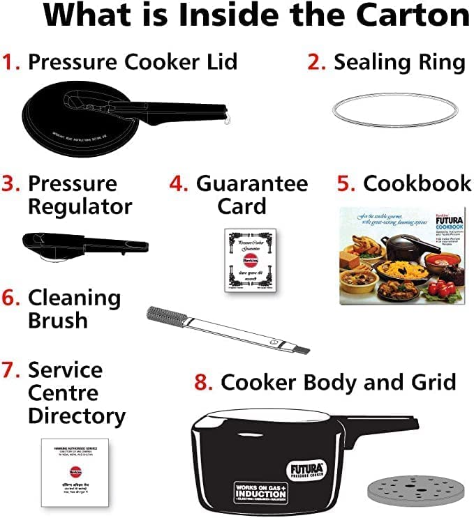 Futura by Hawkins Hard Anodized Pressure Cooker U3859