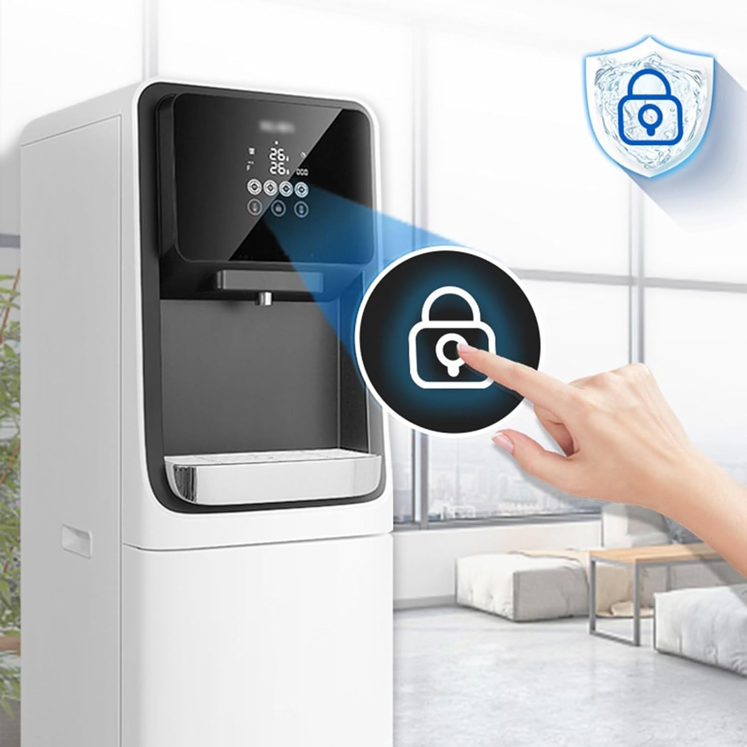 Water Dispenser with Reverse Osmosis Filtration and Heating S582663
