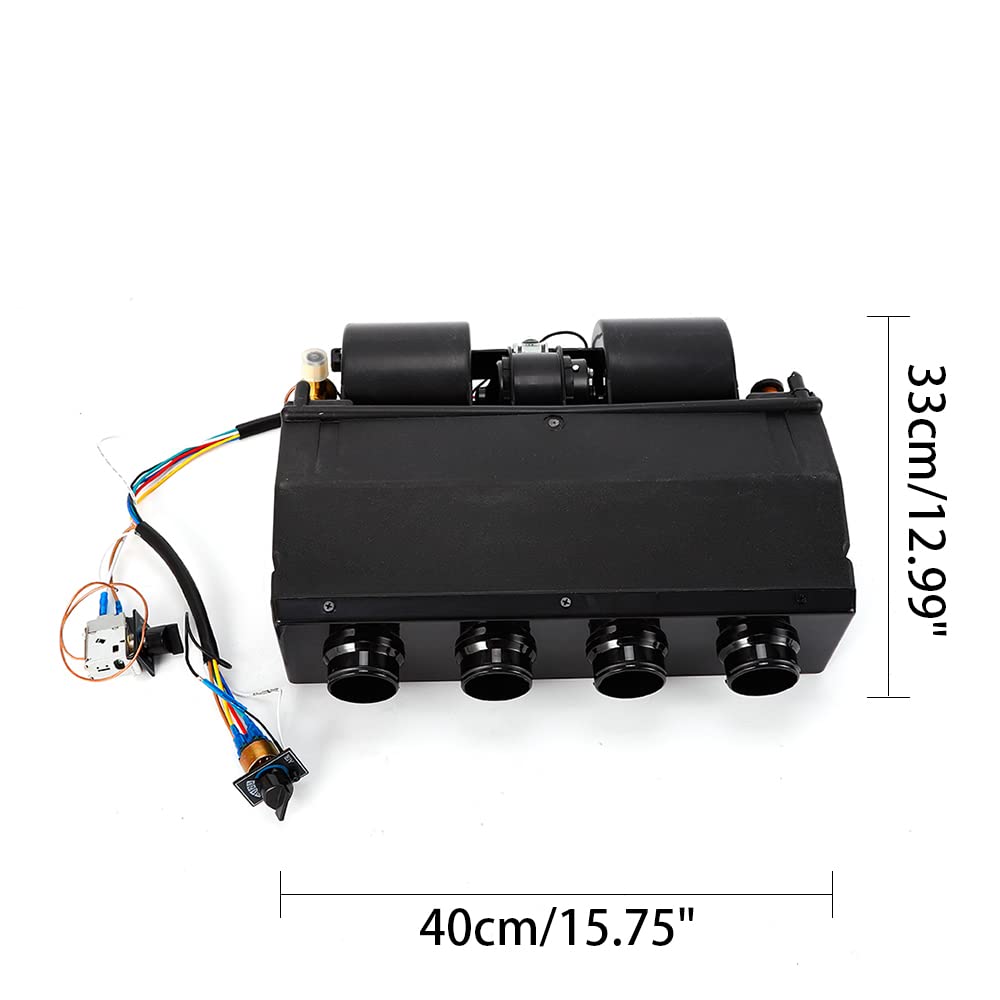 Universal 12V Under-Dash A/C Evaporator Unit 3-Speed Heating Cooling X86833