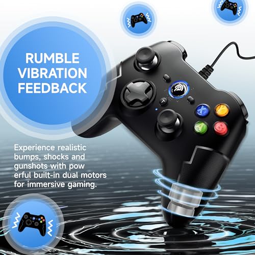 EasySMX Wired Gaming Controller for PC, PS3, Android TV Box, Tesla T419