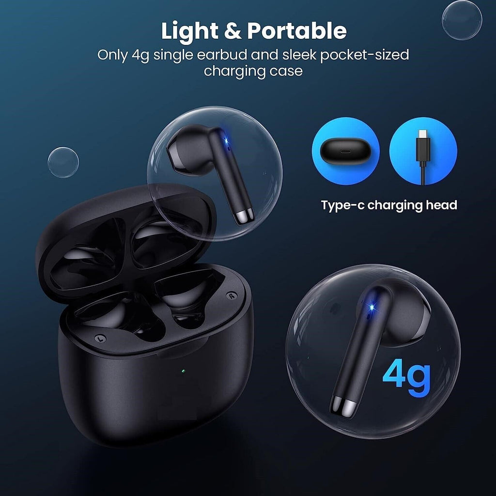 TCL Flip Pro / Alcatel Go Flip 4 Wireless Earbuds with Charging Case - Black Q3035