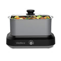 West Bend Slow Cooker Large Capacity Non-stick Variable Temperature Control Includes Travel Lid and Thermal Carrying Case