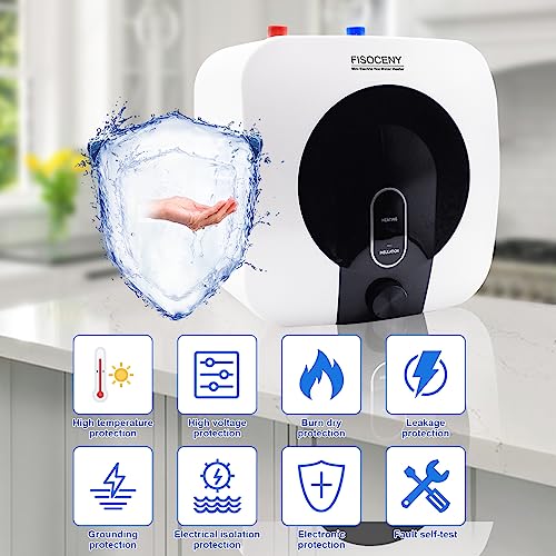 Fisoceny Mini Tank Water Heater 2.5 Gallons Under Sink Electric 110V G483134