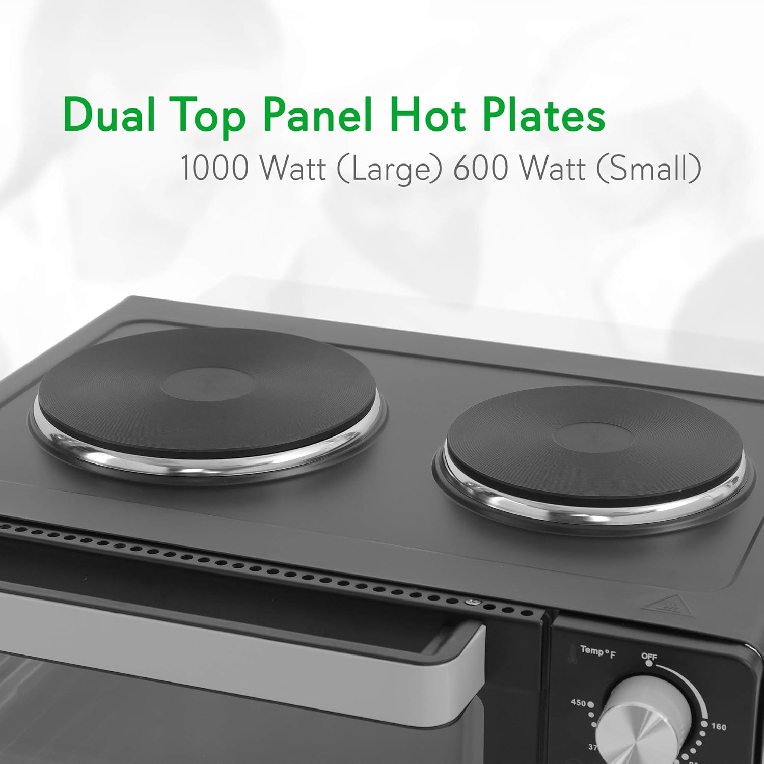 Nutrichef 30 Quart Convection Oven & 2 Burner Cooker V5848