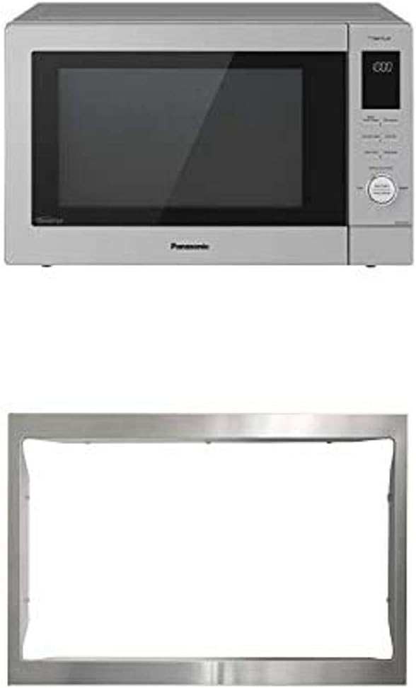 Panasonic Home Chef NN-CD87KS 4-in-1 Microwave Multi-Oven & Microwave Trim Kit NN-TK81KCS (Silver)