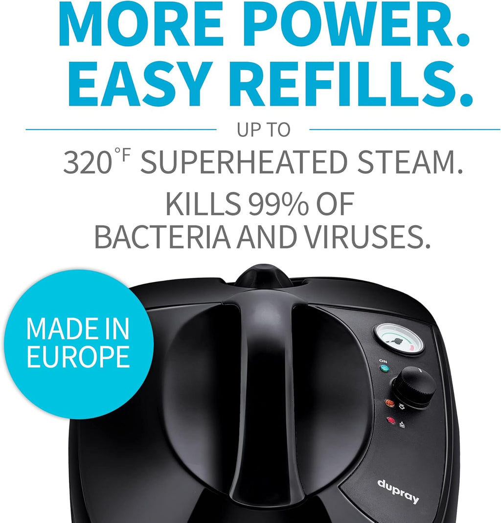 Dupray One Plus Steam Cleaner Portable Steamer for Home, Cars, Floors, Tile D43335