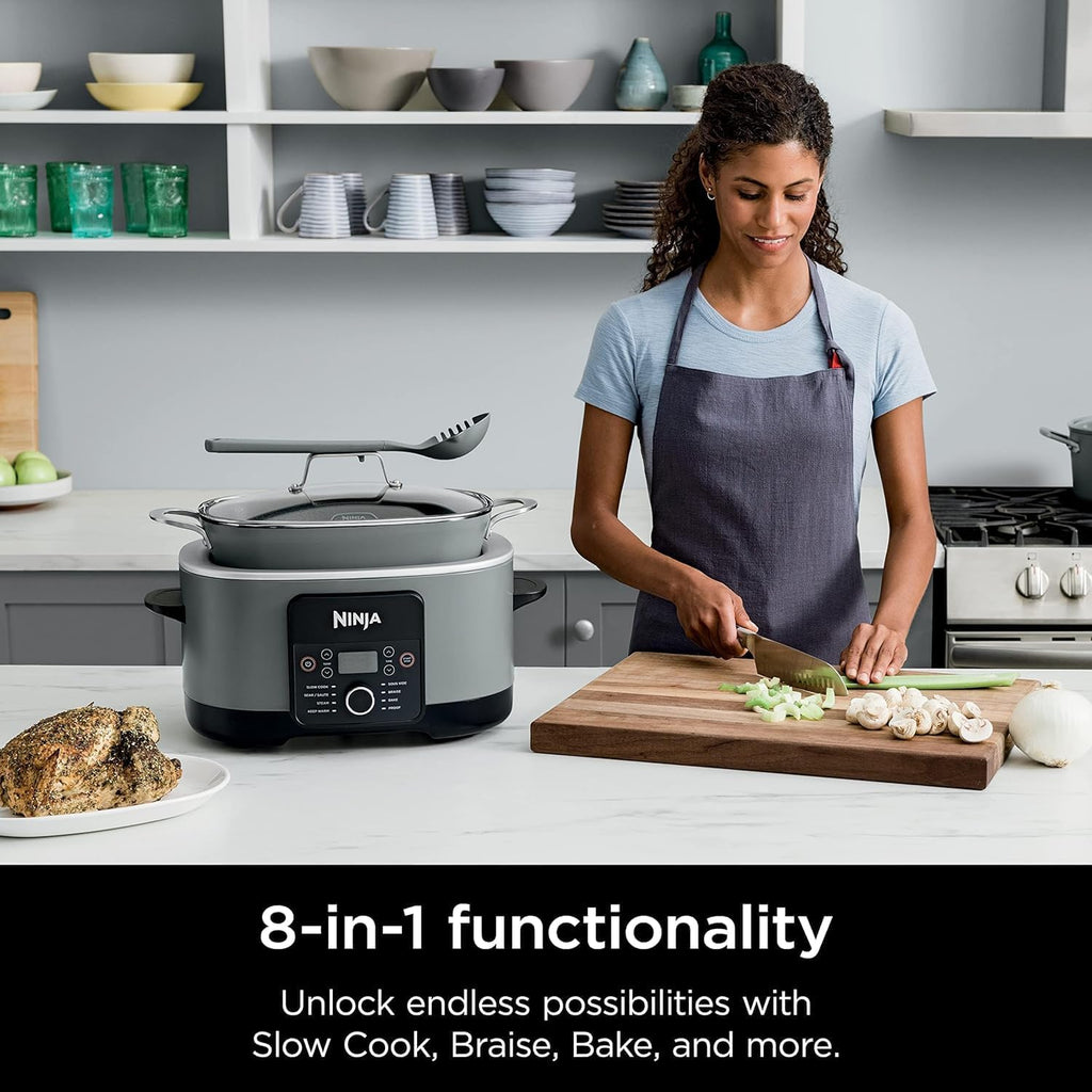 Ninja MC1001 Foodi PossibleCooker PRO 8.5 Quart Multi-Cooker with Nonstick Oven Safe Pot X868678