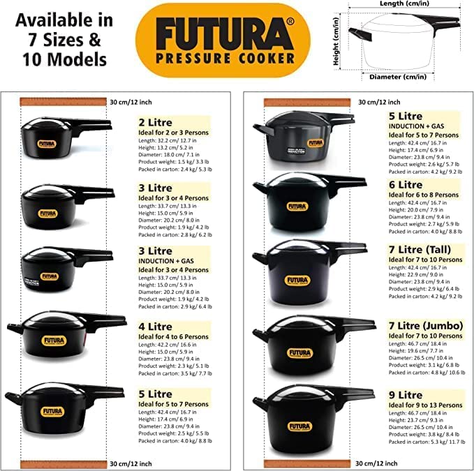 Futura by Hawkins Hard Anodized Pressure Cooker U3859