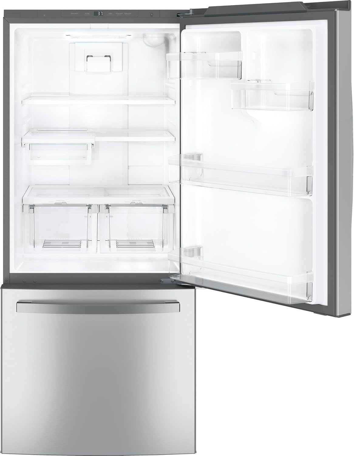 GE® ENERGY STAR® 21.0 Cu. Ft. Bottom-Freezer Refrigerator B69903
