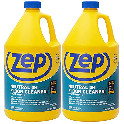 Zep Neutral pH Industrial Floor Cleaner - ZUNEUT128 - Concentrated Pro Trusted All-Purpose Floor Cleaner
