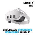 Meta Quest 3 512GB | VR Without Wires ¡ª Gorilla Tag Cardboard Monkenaut Bundle ¡ª Amazon Exclusive¡ª Access to 100+ Games with a 3-Month Trial of Meta Horizon+ Included
