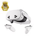2021 Meta Quest 2 All-In-One VR Headset 256GB, Touch Controllers, 1832x1920 up to 90 Hz Refresh Rate LCD, 3D Audio, Mytrix Head Strap, Carrying Case, Earphone