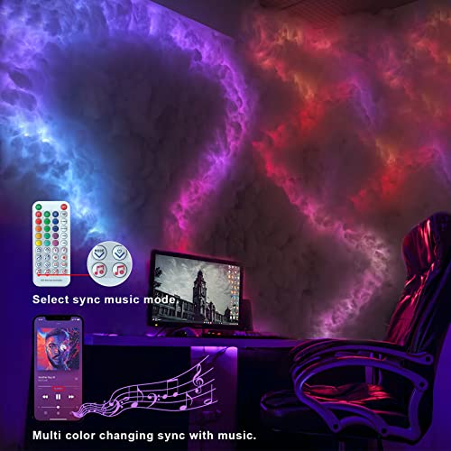 fusehome Cloud Light, Thundercloud LED 3D Cotton Atmosphere Night Light F55550