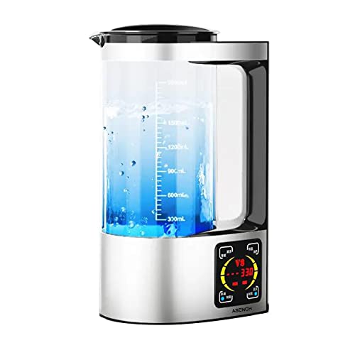 Hydrogen Water Bottle Portable Hydrogen Water Ionizer Machine Hydrogen Rich Water Generator with New PEM and SPE Technology Balanced pH Hydrogen Water Cup Home Office Travel Use