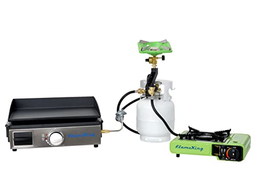Flame King 3-Port Propane Distribution Tree for Camping P362238