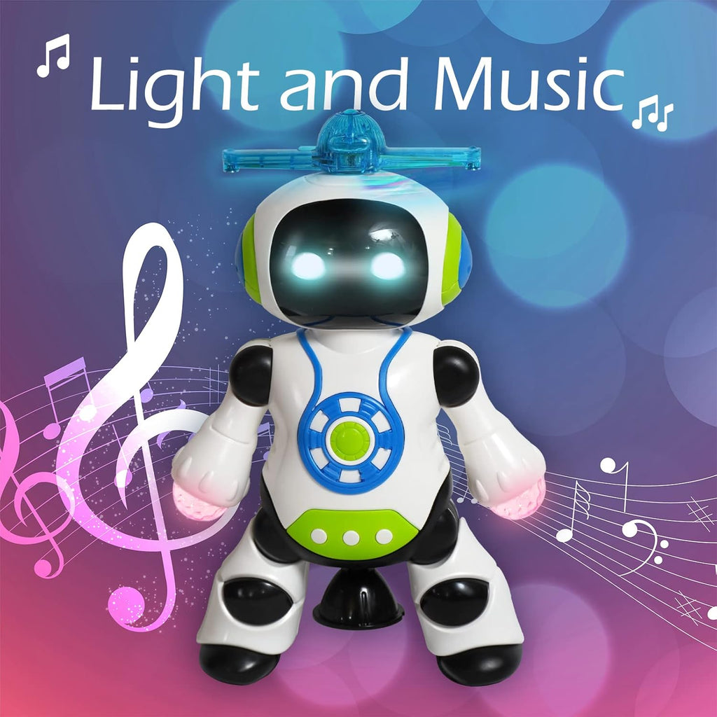 ACED Dancing Robot Toy with LED Lights and Music for Kids S433483