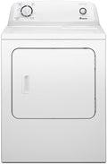AMANA NED4655EW 6.5 cu. ft. Front Load Electric Dryer with 11 Drying Cycles, White