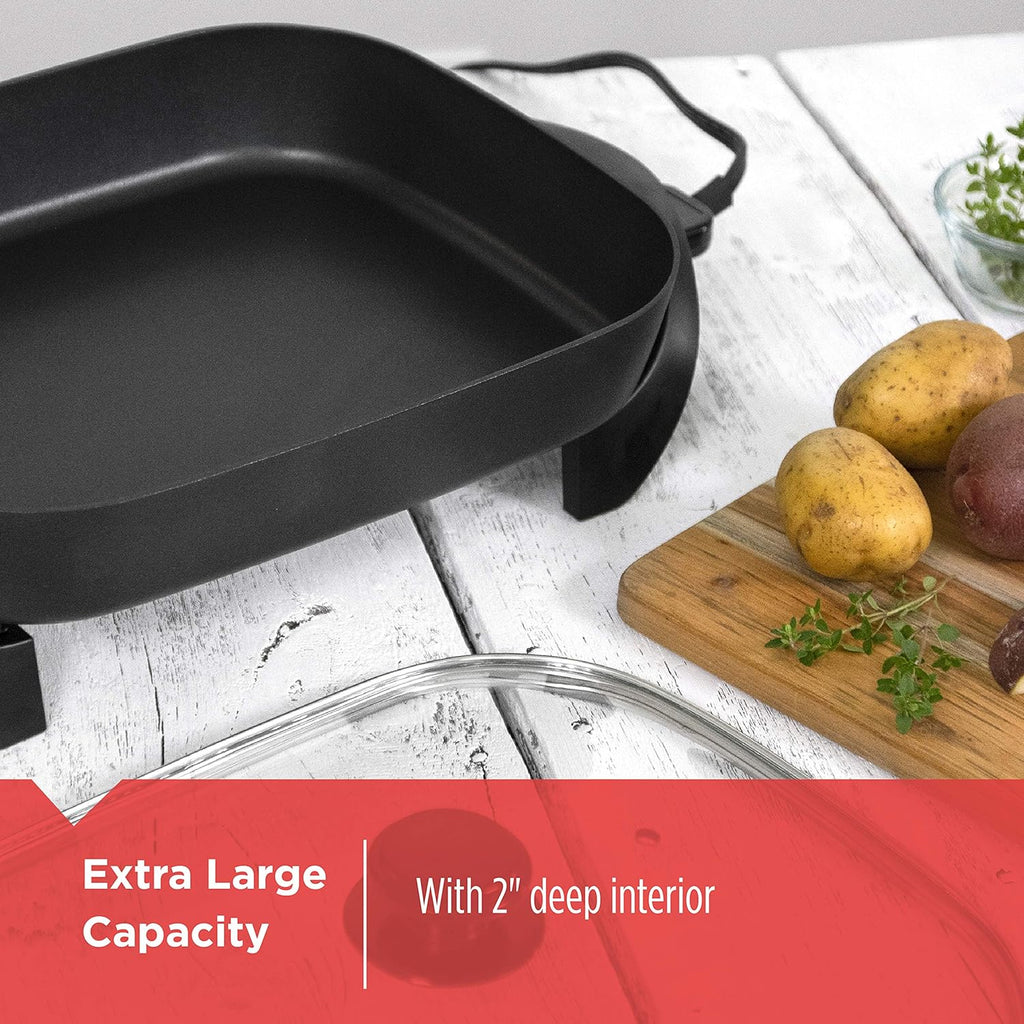BLACK+DECKER Electric Skillet, Nonstick, 12"x15" U1585