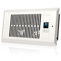 VIVOSUN Quiet Register Booster Fan 4”×10”, Smart Register Vent with Intelligent Thermostat Control, Cooling Heating AC Vent Booster Fan