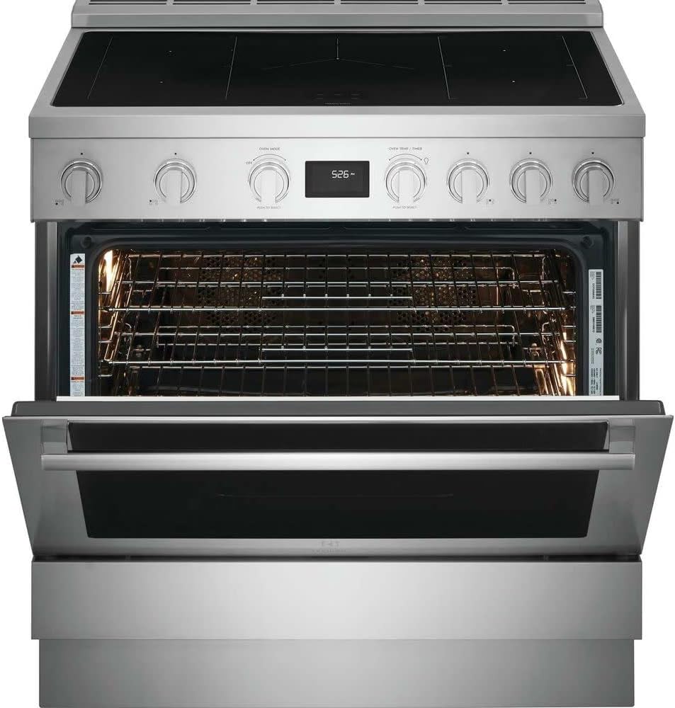 Electrolux ECFI3668A 36 Inch Induction Range with True Convection, Stainless Steel N5199