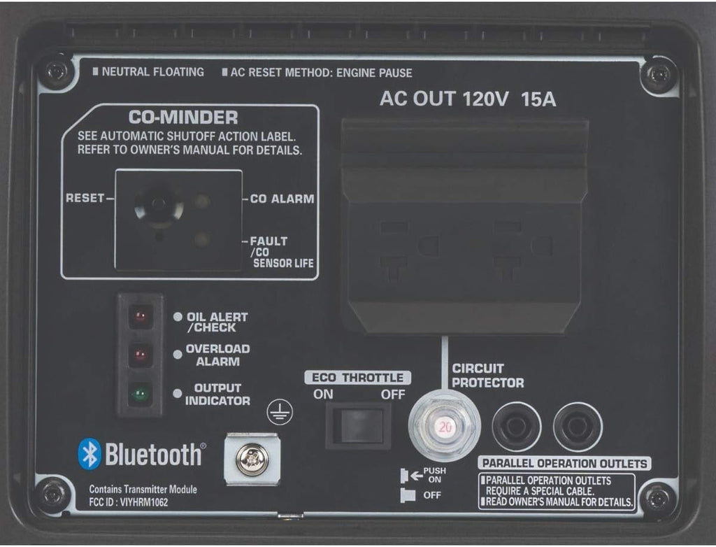 Honda EU2200ITAN 2200-Watt Portable Inverter Generator with CO-Minder S385