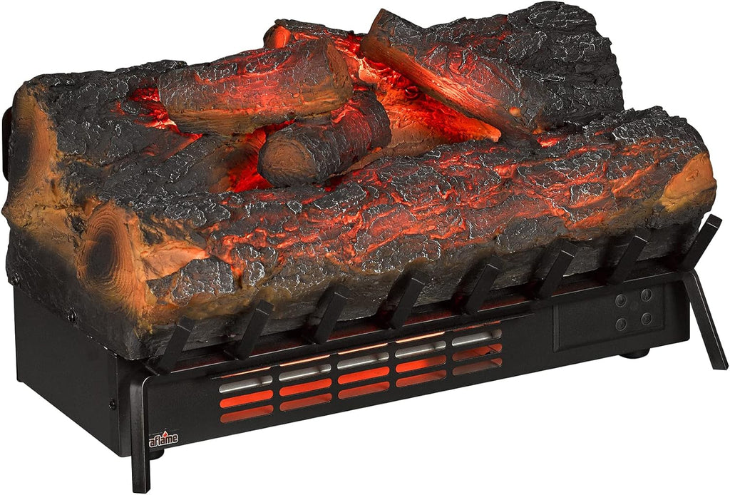 duraflame® Infrared Quartz Electric Log Set Heater with Remote, Rustic Pine F303386