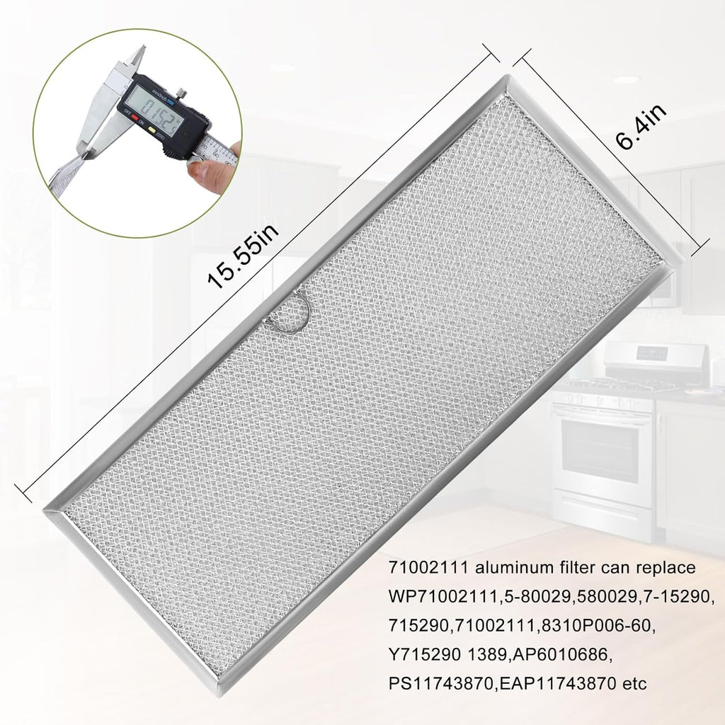 Jenn-air Downdraft Range Grease Filter 71002111 Aluminum Mesh 2-Pack K533873