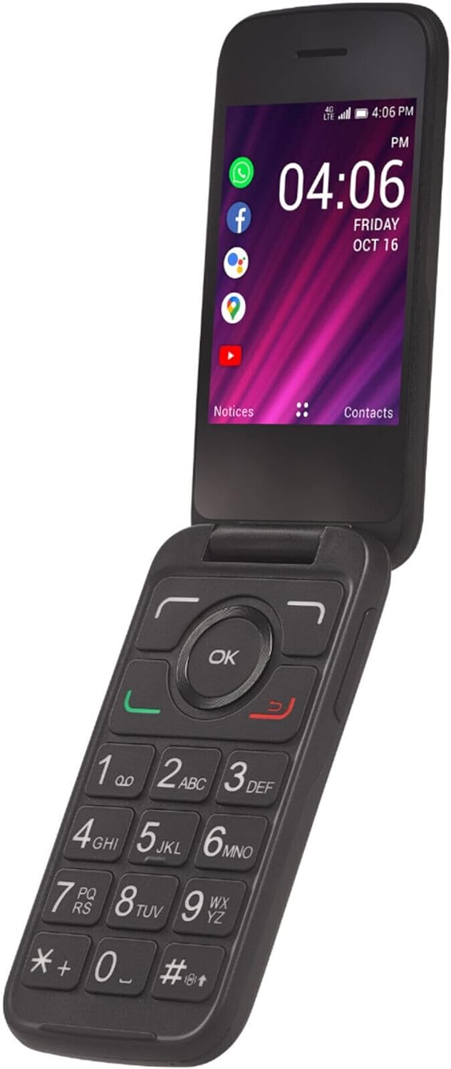 TCL Go Flip 2 8GB Factory Unlocked 4G LTE Smart Flip Phone T321475
