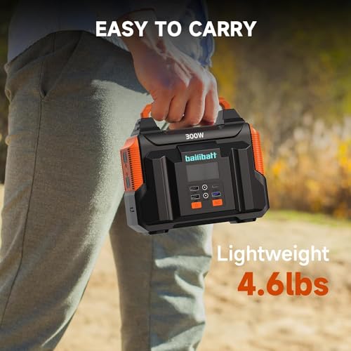 Bailibatt Portable Power Station 300W 257Wh Black T7790