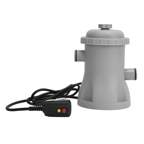Electric Filter Pump System for Above Ground Swimming Pools, 330 Gallon Cartridge Pool Filters Pump, Sand Filter Pump System