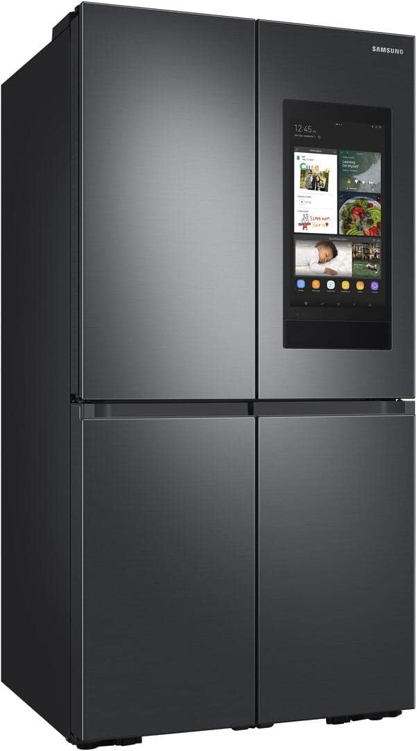 SAMSUNG 28.6 Cu. Ft. Fingerprint Resistant Black Stainless Steel Smart 4-Door Flex Refrigerator with Family Hub and Dual Ice Maker G272