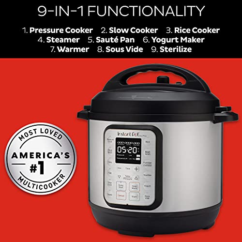 Instant Stainless Steel Duo Plus 9-In-1 Electric Pressure Cooker E373377