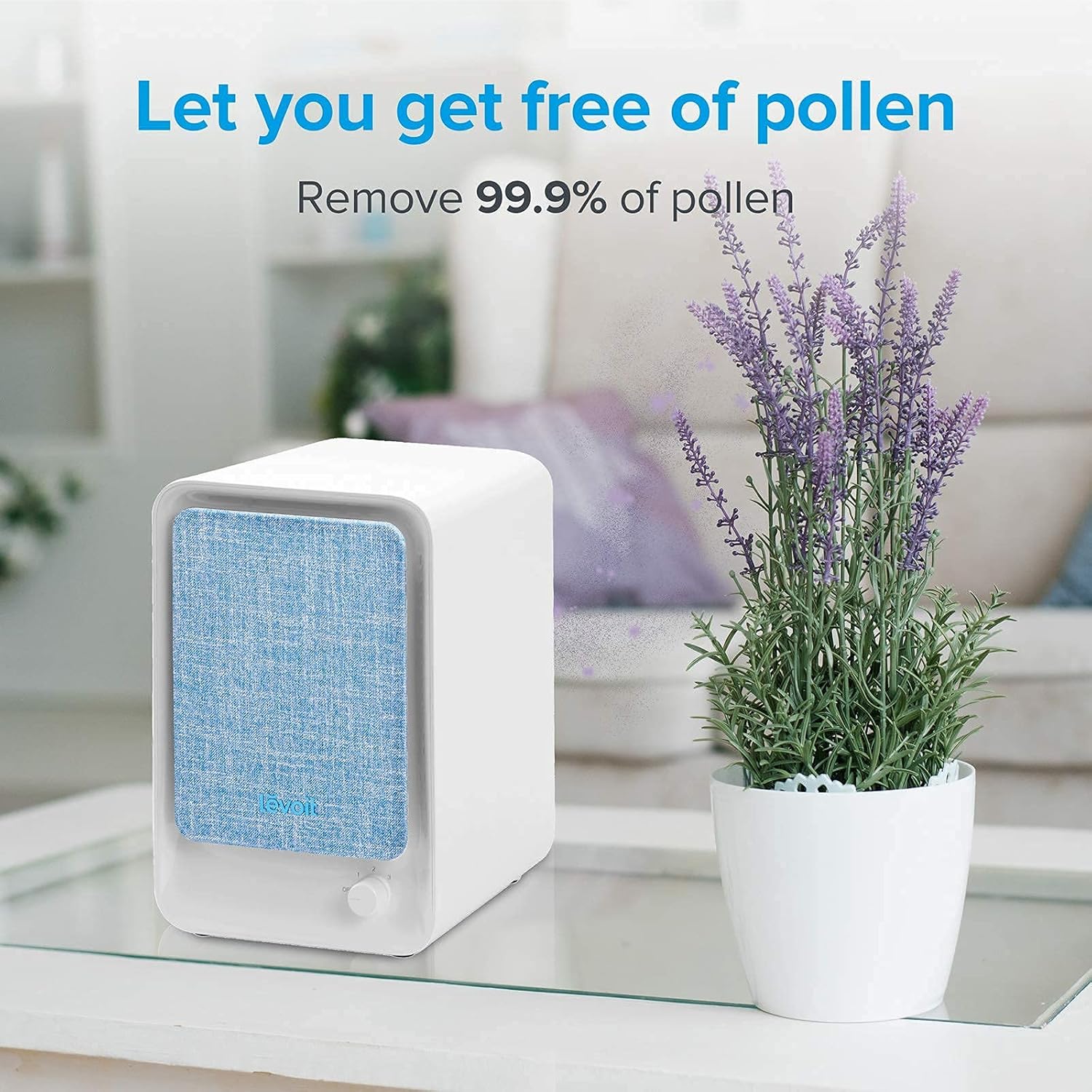 LEVOIT Air Purifier for Bedroom Home, 3-in-1 HEPA Filter with Fragrance Sponge N10841