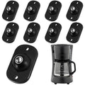 Self Adhesive Caster Wheels Stainless Steel Universal Wheel Roller 360 Degree Rotation Sticky Pulley for Trash Can, Bins Bottom,Storage Box, Small Furniture and Kitchen Appliances(8 Pieces)
