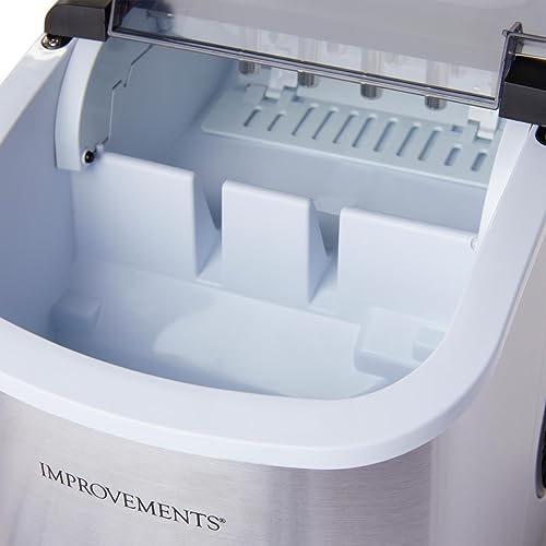 Improvements 26 lb. Portable Compact Ice Maker with Handle (Renewed) G5678